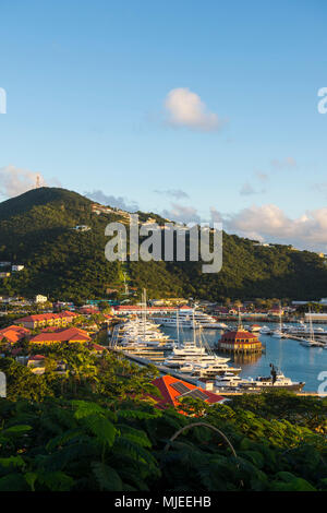 Blicken Sie über Charlotte Amalie Hauptstadt von St. Thomas, US Virgin Islands Stockfoto