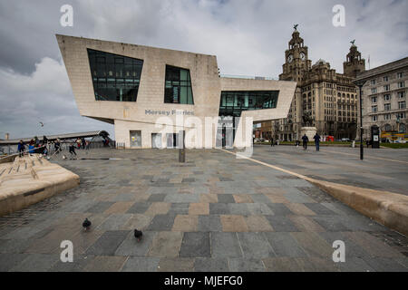 Europa, England, Vereinigtes Königreich, Liverpool - Mersey Ferries Terminal Stockfoto