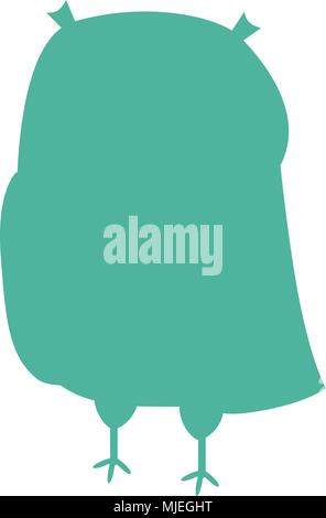 Eule silhouette Symbol Stock Vektor