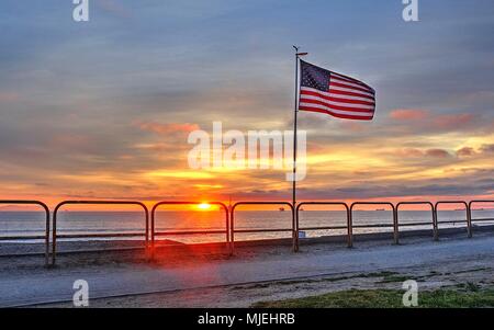 Patriot Point, Huntington Beach, Kalifornien Stockfoto