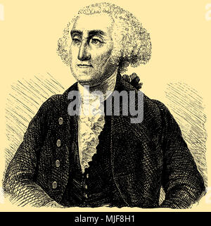 George Washington (Geboren Am 22. Februar 1732, Starb Am 14. Dezember 1799  Stockfotografie - Alamy