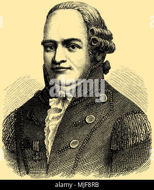 Abraham Gottlob Werner (geb. 25. September 1750, starb am 30. Juni 1817), Stockfoto