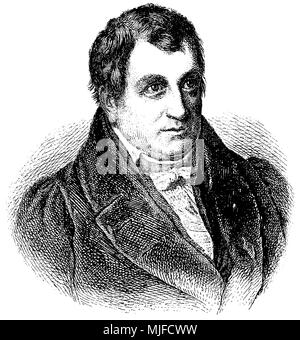 Johann Ludwig Tieck (31. Mai 1773 geboren, starb am 28. April 1853), Stockfoto