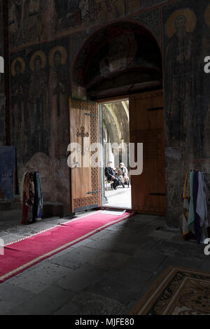 Innenraum der Akhtala Kloster in Armenien Stockfoto