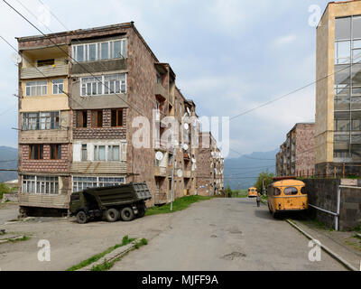 Hauptstraße in Sanahin, Lori Provinz, Armenien Stockfoto