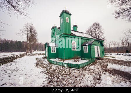 Moschee in Kruszyniany Dorf, ehemaligen Polnischen Tataren Beilegung innerhalb von sokolka County, Woiwodschaft Podlachien, Polen Stockfoto