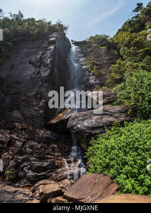 Warefall Geliebt-sprung im Wald in Nuwara Eliya, eines der berühmtesten in Sri Lanka Stockfoto