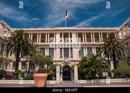 Das Palais de Justice in Nizza, Frankreich Stockfoto