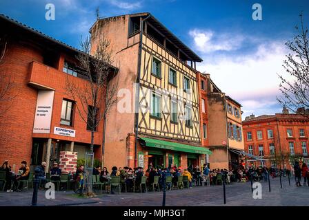 Café des Artistes, Toulouse, Frankreich Stockfoto