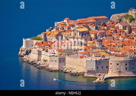 Altstadt von Dubrovnik UNESCO Weltkulturerbe, Dalmatien Region von Kroatien Stockfoto