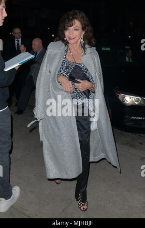 Joan Collins an der Craig's Restaurant bietet: Dame Joan Henrietta Collins, Joan Collins, Wo: Beverly Hills, Kalifornien, USA, wenn: 03 Apr 2018 Credit: WENN.com Stockfoto