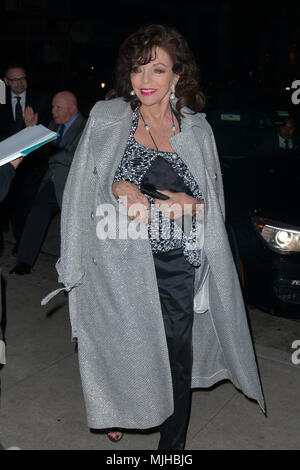 Joan Collins an der Craig's Restaurant bietet: Dame Joan Henrietta Collins, Joan Collins, Wo: Beverly Hills, Kalifornien, USA, wenn: 03 Apr 2018 Credit: WENN.com Stockfoto