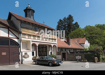 Gebäude des ehemaligen Klosters und heute Reiter Hof rettershof im Taunus, Hessen, Deutschland Stockfoto