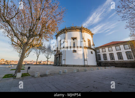 Kirche der Augustiner Kloster der Serra do Pilar in Vila Nova De Gaia Stadt, Subregion Grande Porto in Portugal Stockfoto