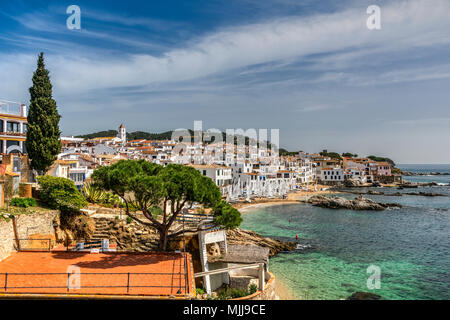 Calella de Palafrugell, Costa Brava, Katalonien, Spanien Stockfoto