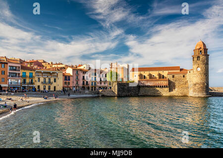 Collioure, Pyrénées-orientales, Frankreich Stockfoto