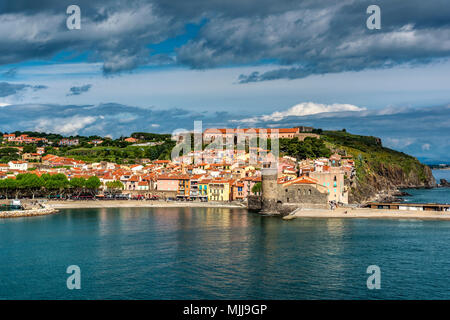 Collioure, Pyrénées-orientales, Frankreich Stockfoto