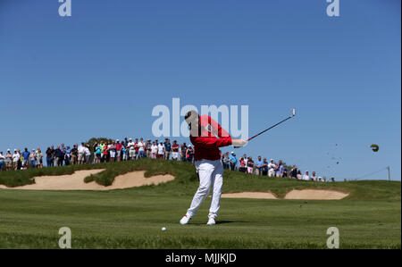 England's EDDIE Pepperell während des Tages eine der Golf Sixes Turnier in Centurion, Club, St Albans. Stockfoto