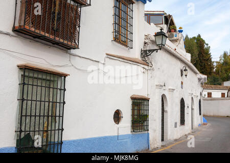 Camino del Sacromonte, Sacromonte, Granada, Andalusien, Spanien Stockfoto