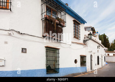 Camino del Sacromonte, Sacromonte, Granada, Andalusien, Spanien Stockfoto