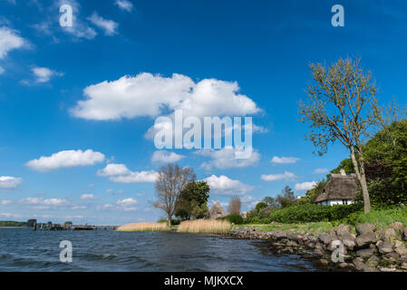 Das romantische Dorf Sieseby, Gemeinschaft von Thumby, auf der Schlei, Schleswig-Holstein, Deutschland, Europa Stockfoto