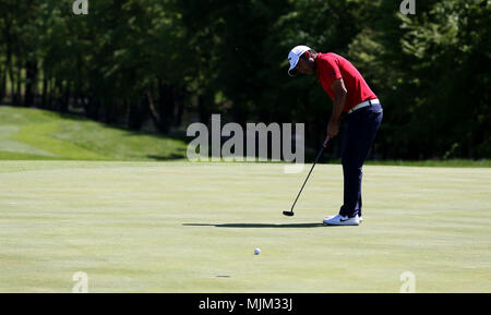 Spaniens Pablo Larrazabal während des Tages eine der Golf Sixes Turnier in Centurion, Club, St Albans. PRESS ASSOCIATION Foto. Bild Datum: Samstag, 5. Mai 2018. Siehe PA Geschichte Golf Sechsen. Photo Credit: Steven Paston/PA-Kabel. Einschränkungen. Nur für den redaktionellen Gebrauch bestimmt. Keine kommerzielle Nutzung. Stockfoto