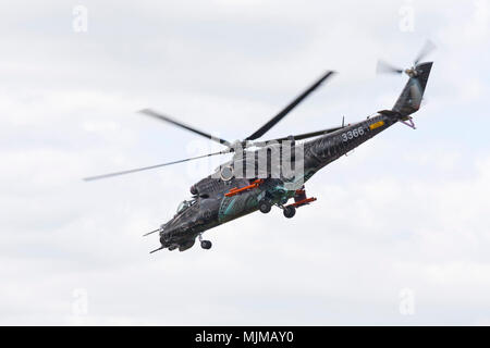 Der tschechischen Luftwaffe Hubschrauber Biggin Hill Airshow Stockfoto