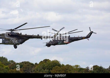 Der tschechischen Luftwaffe Hubschrauber Biggin Hill Airshow Stockfoto