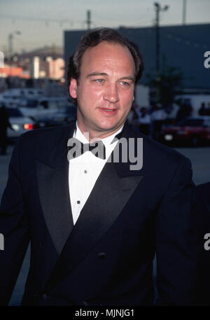 März 1996, Hollywood, Los Angeles, Kalifornien, USA --- Ursprüngliche Bildunterschrift: 3/1996 - Los Angeles, CA: Portrait von Jim Belushi anreisen im Pantages Theater für die Blockbuster Awards. Er wird gezeigt, Taille, einen Tuxedo. - - -' Tsuni/- "Jim Belushi Jim Belushi Stockfoto