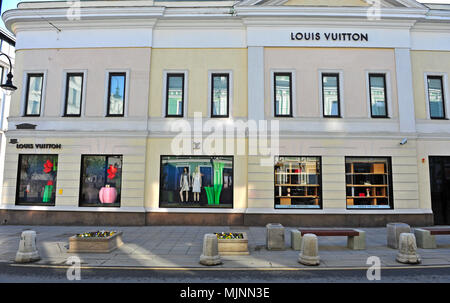 Moskau, Russland - 02.Mai: Louis Vuitton Flagship Store, Moskau am 2. Mai 2018. Stockfoto