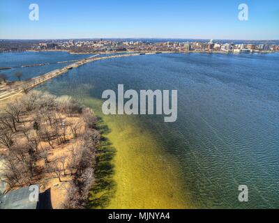 Boulder See im Herbst nördlich von Duluth, Minnesota Stockfoto