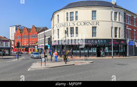 Maxwell's Corner Shops in Stockton on Tees, England, Großbritannien Stockfoto