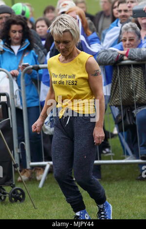 Glasgow, Schottland, 5. Mai 2018. Glasgow schottische Unabhängigkeit März Mai 5 2018 Credit: David Cameron/Alamy leben Nachrichten Stockfoto