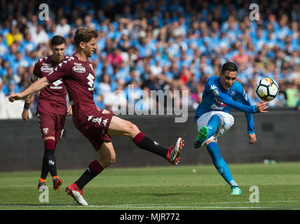 Josè Callejon der SSC Neapel in der Serie A Fußballspiel zwischen SSC Neapel und Turin in San Paolo Stadions. (Endstand 2 - 2 Napoli Torino FC) Stockfoto