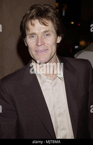 Jan 17, 2001; Los Angeles, CA, USA; 26. jährlichen der Los Angeles Film Critics' Achievement Awards. Wyndham Bel Age Hotel, 1020 N. San Vicente Blvd., West Hollywood. Dafoe. Willem. 05. jpgDafoe. Willem. 05 Veranstaltung in Hollywood Leben - Kalifornien, Red Carpet Event, Vertikal, USA, Filmindustrie, Prominente, Fotografie, Bestof, Kunst, Kultur und Unterhaltung, Topix Celebrities Fashion / vom roten Teppich -1994-2000, eine Person, Vertikal, Besten, Hollywood Leben, Event in Hollywood Leben - Kalifornien, Roter Teppich und backstage, USA, Film, Stars, Film Stars, TV Stars, M Stockfoto