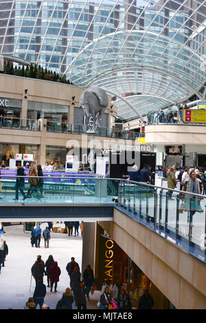 Das Trinity Shopping Center in Leeds, West Yorkshire Stockfoto