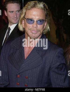 Jan 09, 2001; Los Angeles, CA, USA; die Verpfändung 1 e wurde an der Egyptian Theatre in Los Angeles Mickey Rourke.. 05. JPGRourke. Mickey. 05 Veranstaltung in Hollywood Leben - Kalifornien, Red Carpet Event, Vertikal, USA, Filmindustrie, Prominente, Fotografie, Bestof, Kunst, Kultur und Unterhaltung, Topix Celebrities Fashion / vom roten Teppich -1994-2000, eine Person, Vertikal, Besten, Hollywood Leben, Event in Hollywood Leben - Kalifornien, Roter Teppich und backstage, USA, Film, Stars, Film Stars, TV Stars, Musik, Promis, Fotografie, Bestof, Kunst Kultur und Unterha Stockfoto