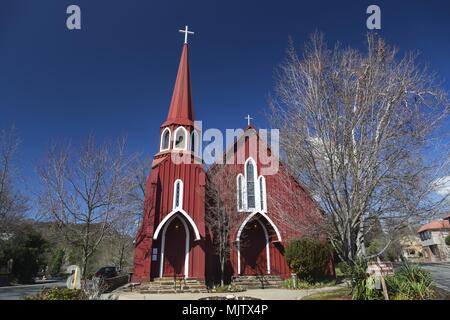 St. James episkopale Kirche in der Stadt von Sonora an den Vorbergen der Yosemite Nationalpark, als historisches Wahrzeichen von California State, USA Stockfoto