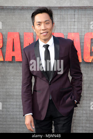 Premiere von Warner Bros. Pictures' 'Rampage' Mit: David Wo: Los Angeles, Kalifornien, Vereinigte Staaten, wenn: 04 Apr 2018 Credit: FayesVision/WENN.com Stockfoto