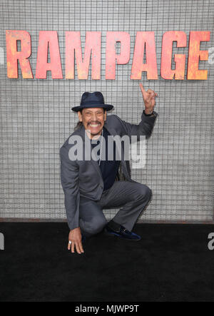 Premiere von Warner Bros. Pictures' 'Rampage' Mit: Danny Trejo Wo: Los Angeles, Kalifornien, Vereinigte Staaten, wenn: 04 Apr 2018 Credit: FayesVision/WENN.com Stockfoto