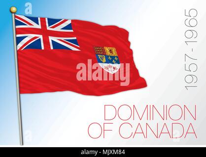 British Columbia World flag, Kanada Stock Vektor