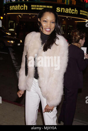 Februar 07, 2001; Los Angeles, CA, USA; 1 ere von Silverman am Mann Dorf im Westwood - Los Angeles - Beauvais Garcelle. 10. jpgBeauvais. Garcelle. 10 Veranstaltung in Hollywood Leben - Kalifornien, Red Carpet Event, Vertikal, USA, Filmindustrie, Prominente, Fotografie, Bestof, Kunst, Kultur und Unterhaltung, Topix Celebrities Fashion / vom roten Teppich-, eine Person, Vertikal, Besten, Hollywood Leben, Event in Hollywood Leben - Kalifornien, Roter Teppich und backstage, USA, Film, Stars, Film Stars, TV Stars, Musik, Promis, Fotografie, Besto Stockfoto