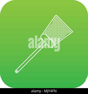 Swatter Symbol grün Vektor Stock Vektor