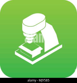 Maschine Werkzeug Symbol grün Vektor Stock Vektor