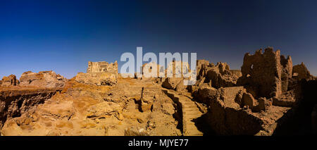 Ruinen des Amun Oracle Tempel in der Oase Siwa, Ägypten Stockfoto