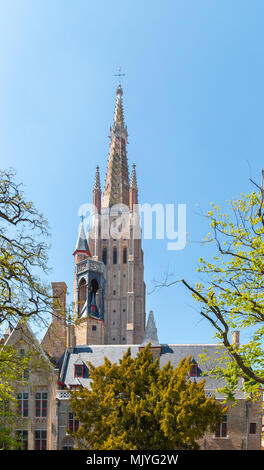 Brügge, Belgien - Mai 5,2018 mittelalterliche St. John's Hospital in der Altstadt. Stockfoto