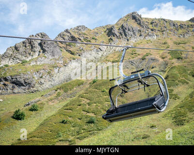 Bild der Standseilbahn in Hang Stockfoto