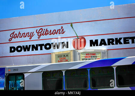 Johnny Gibson's Downtown Market an der 6th Ave in Tucson AZ Stockfoto