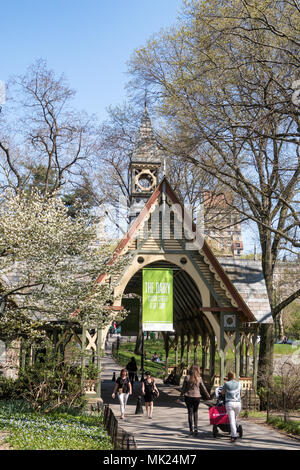 Die Molkerei Besucherzentrum und Souvenirladen, Central Park, New York City Stockfoto