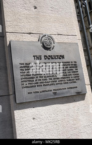 Die Dorilton ist ein historischer Beaux-Arts Apartment House auf der Upper West Side von Manhattan in New York City, USA Stockfoto